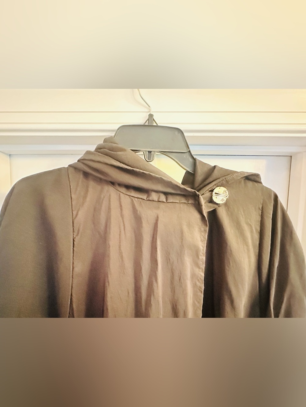 Vintage Maralyce Ferree Hooded Cloak w/Pockets & Button Cloak Cape  Large USA - Picture 6 of 14